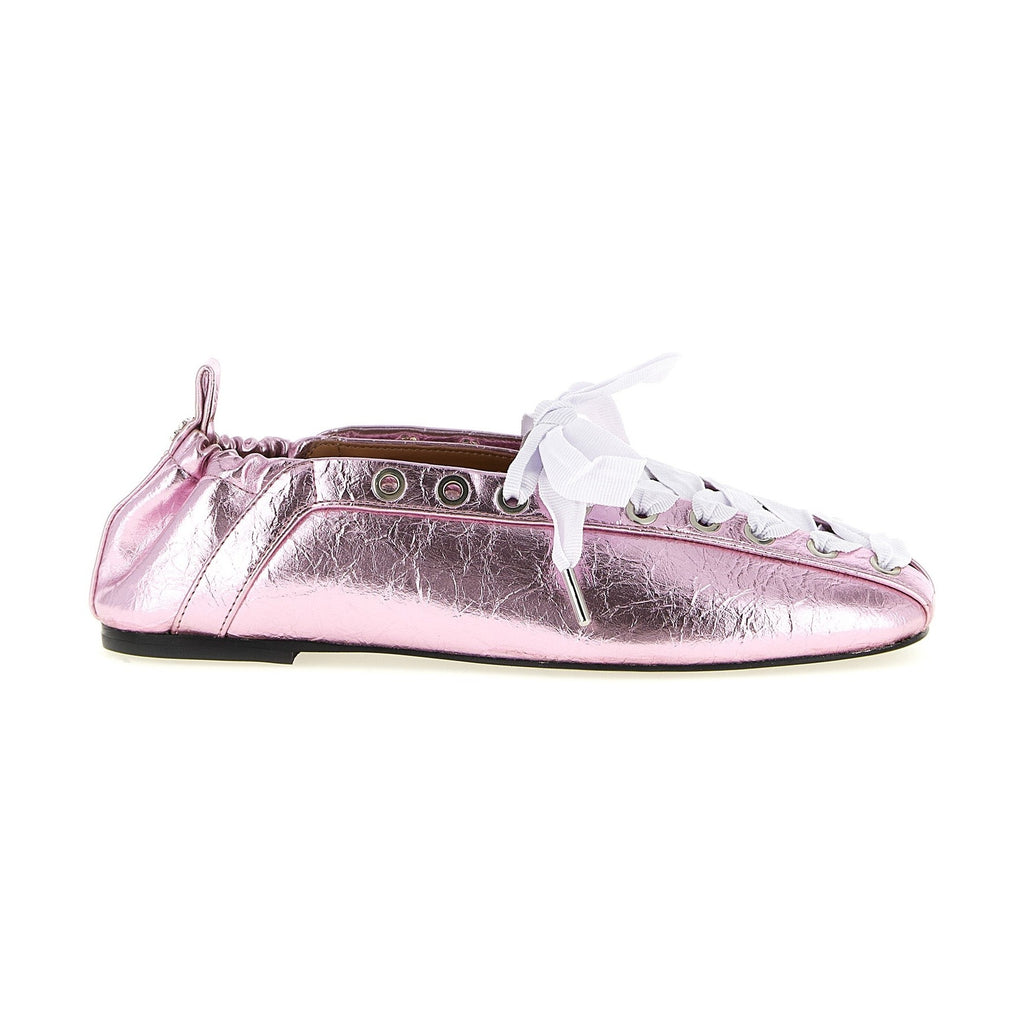 Ganni Multicolor Polyethylene Ballet Flats