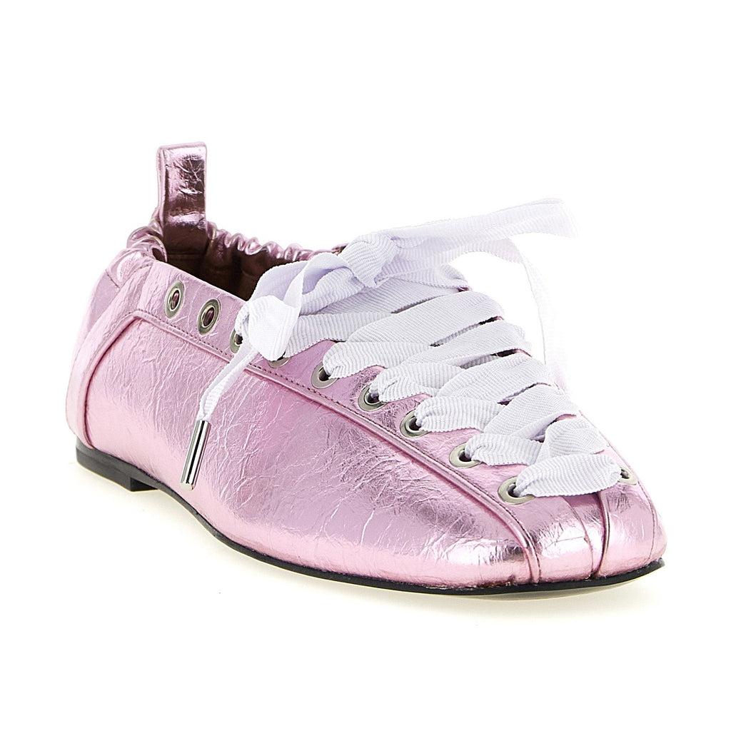 Ganni Multicolor Polyethylene Ballet Flats