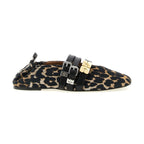 Ganni Multicolor Cotton Ballet Flats