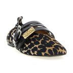 Ganni Multicolor Cotton Ballet Flats