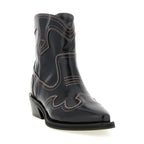 Ganni Black Polyethylene Chelsea Boots