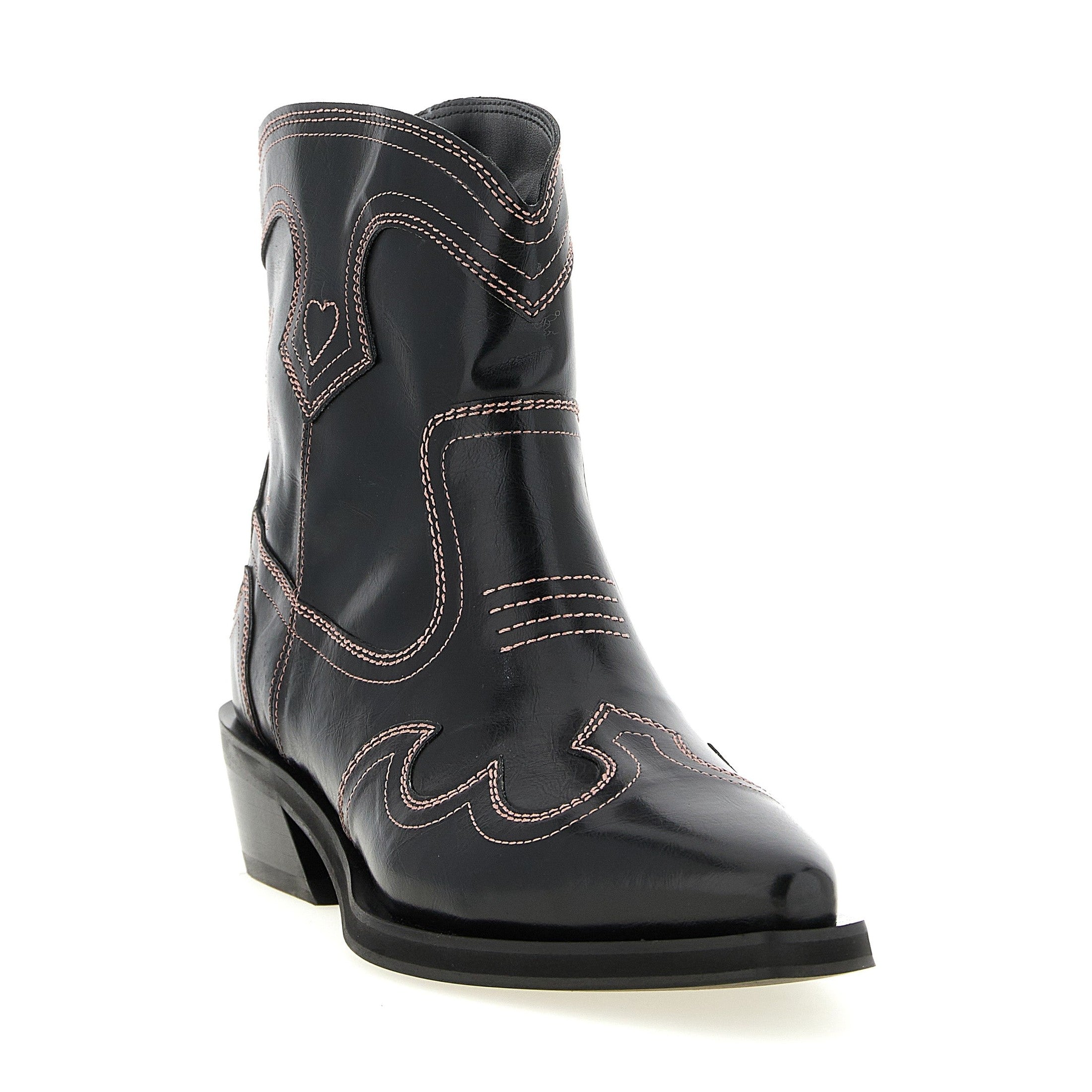 Ganni Black Polyethylene Chelsea Boots