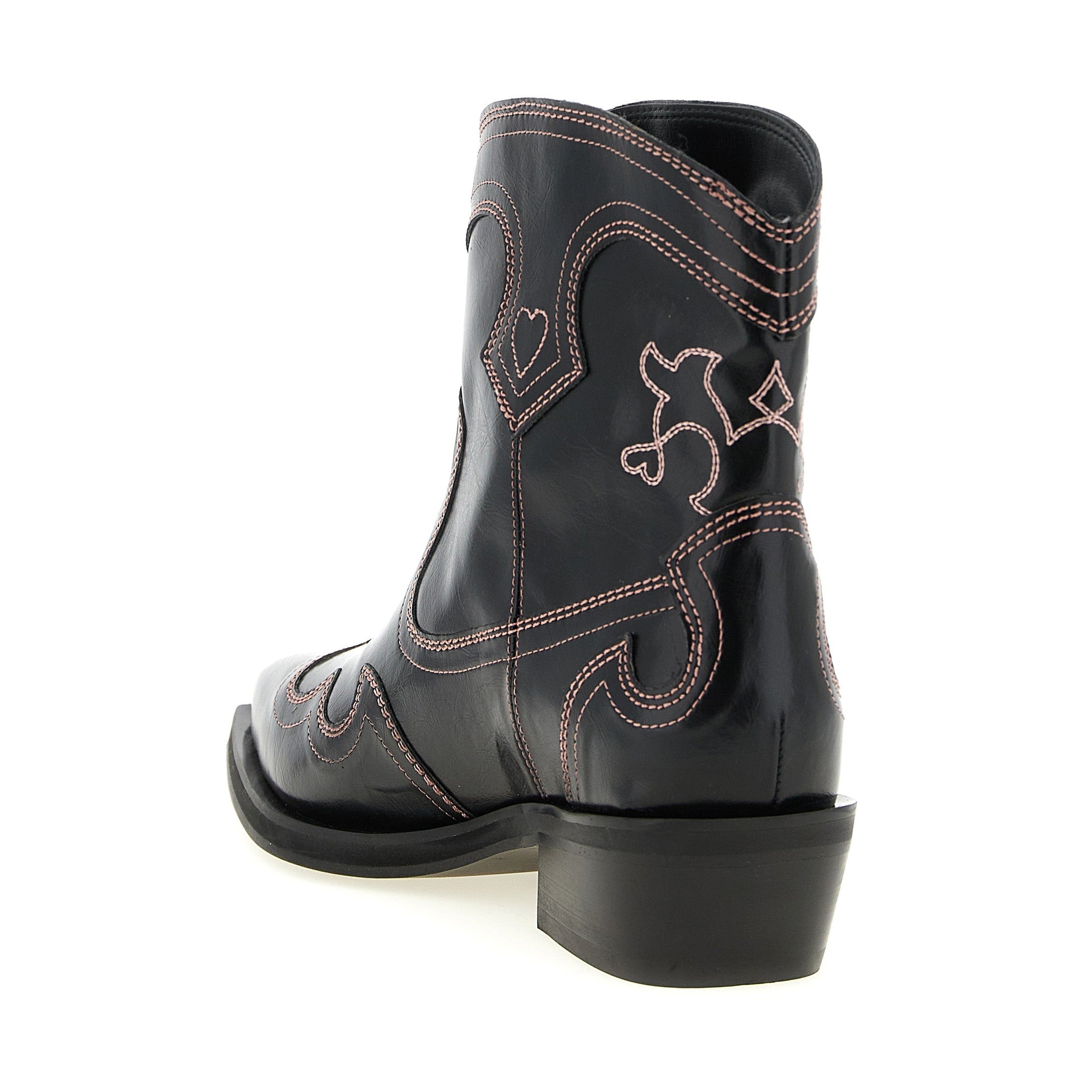 Ganni Black Polyethylene Chelsea Boots