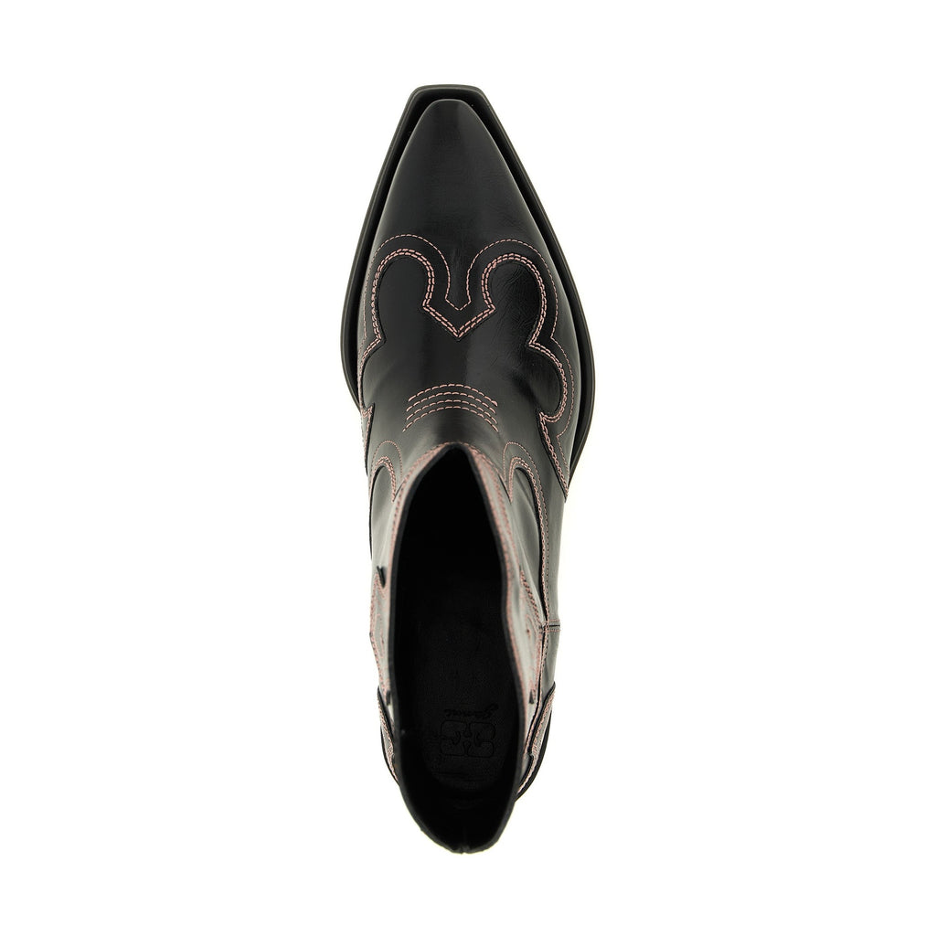 Ganni Black Polyethylene Chelsea Boots
