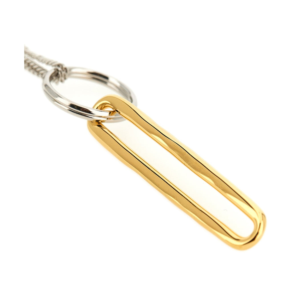 Jil Sander Gold Brass Necklace