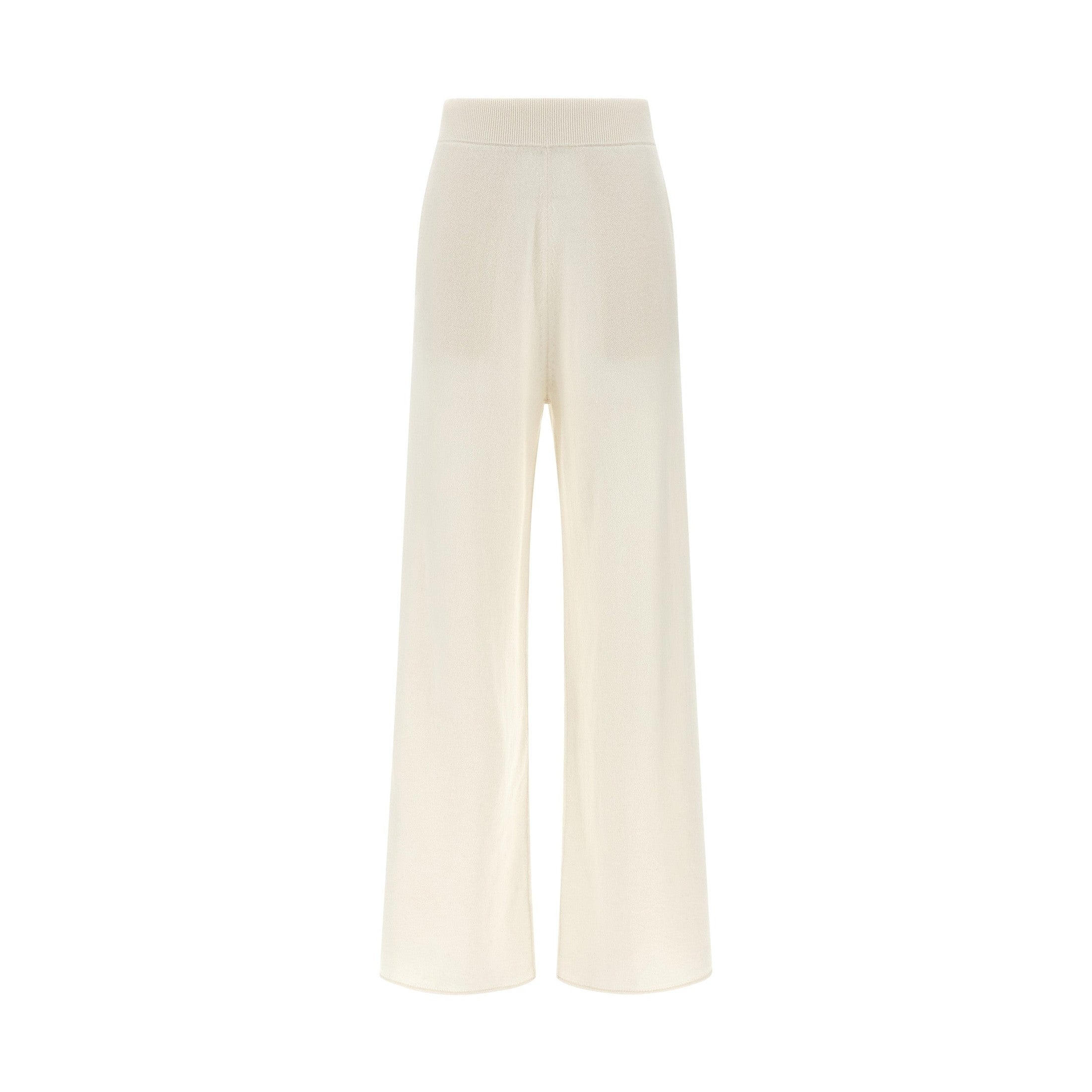 Max Mara White Cashmere Casual Pants