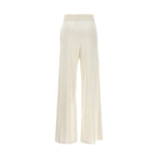 Max Mara White Cashmere Casual Pants