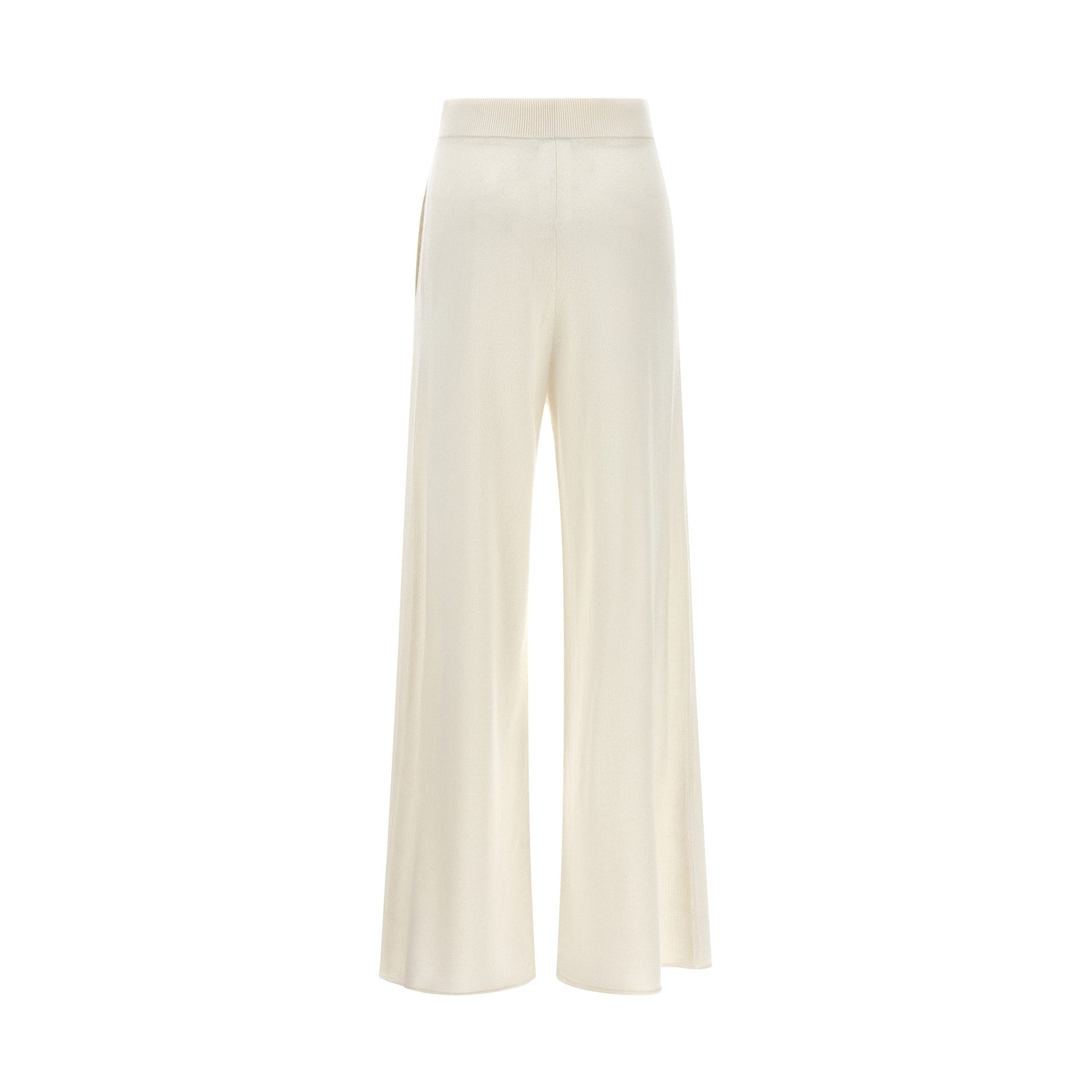 Max Mara White Cashmere Casual Pants