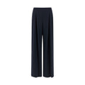 Max Mara Blue Silk Casual Pants