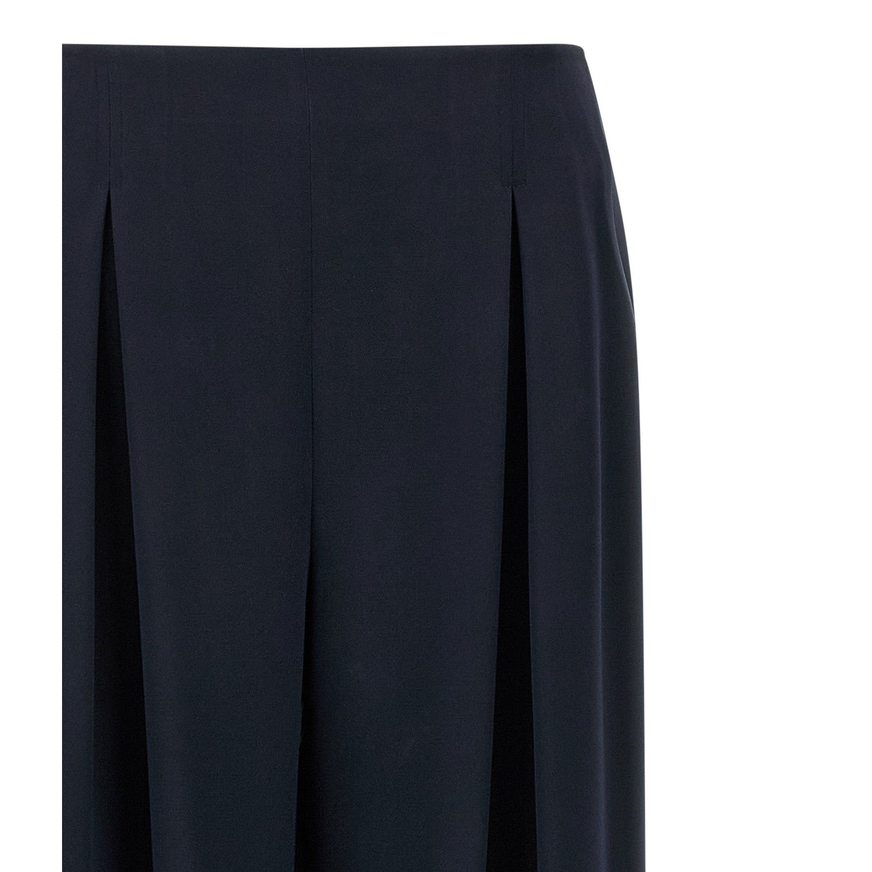 Max Mara Blue Silk Casual Pants