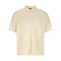 Balmain White Wool Polo Shirt