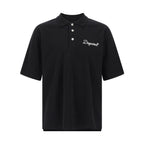Dsquared² Black Cotton Polo Shirt