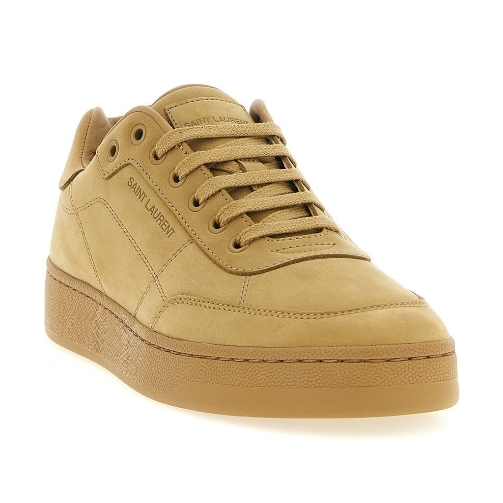 Saint Laurent Beige Calfskin Sneakers