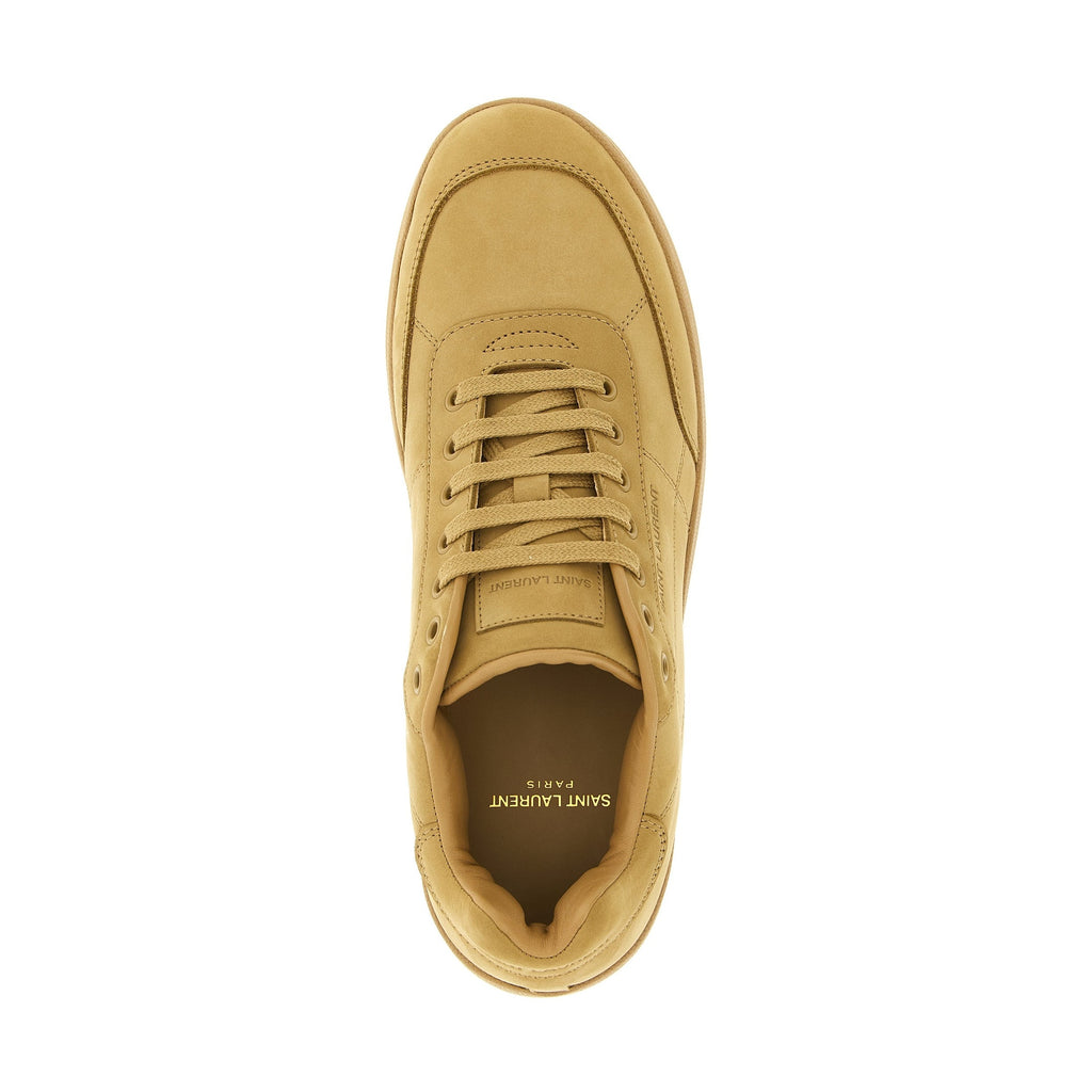 Saint Laurent Beige Calfskin Sneakers
