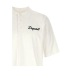 Dsquared² White Cotton Polo Shirt