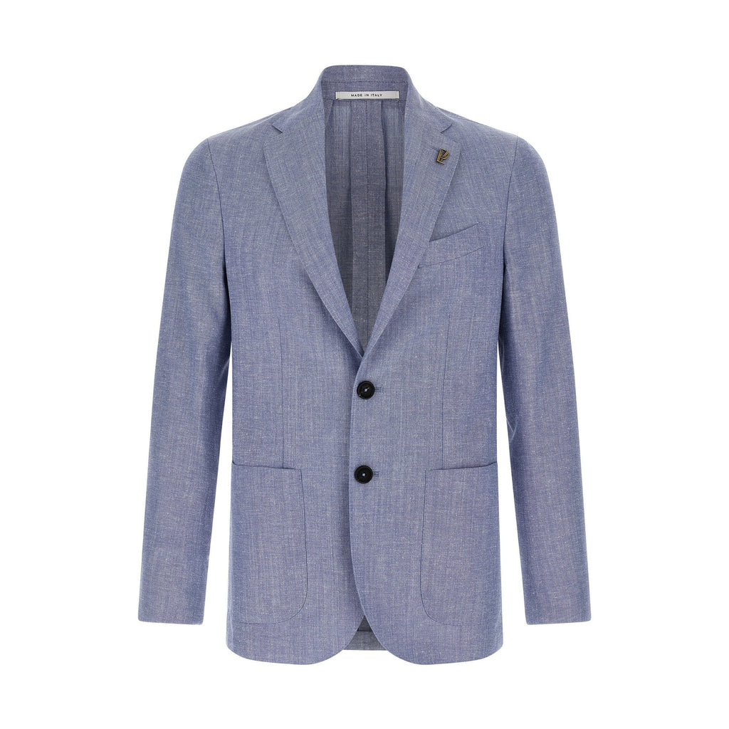 Pal Zileri Blue Wool Blazer