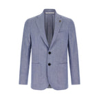 Pal Zileri Blue Wool Blazer