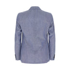 Pal Zileri Blue Wool Blazer