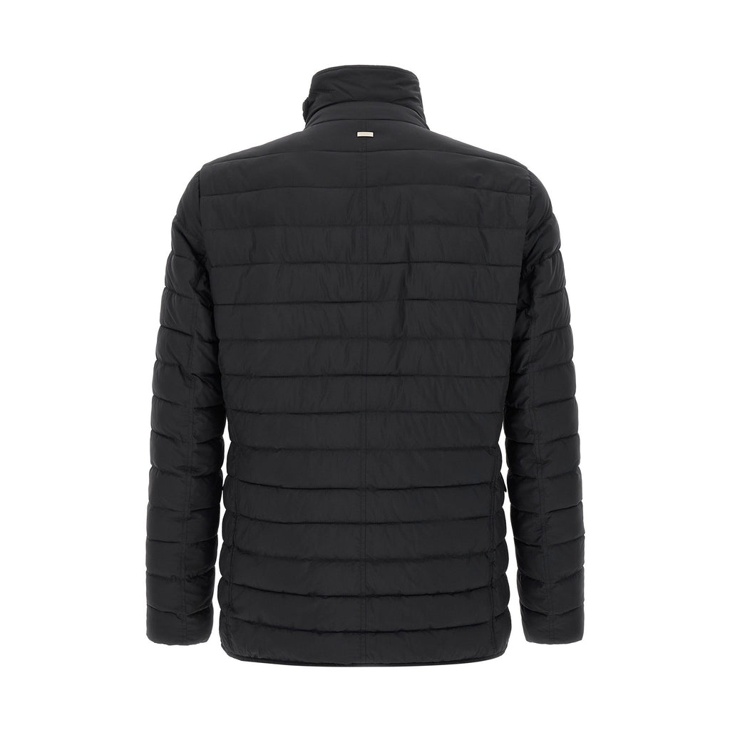 Herno Blue Polyamide Full-Length Jacket