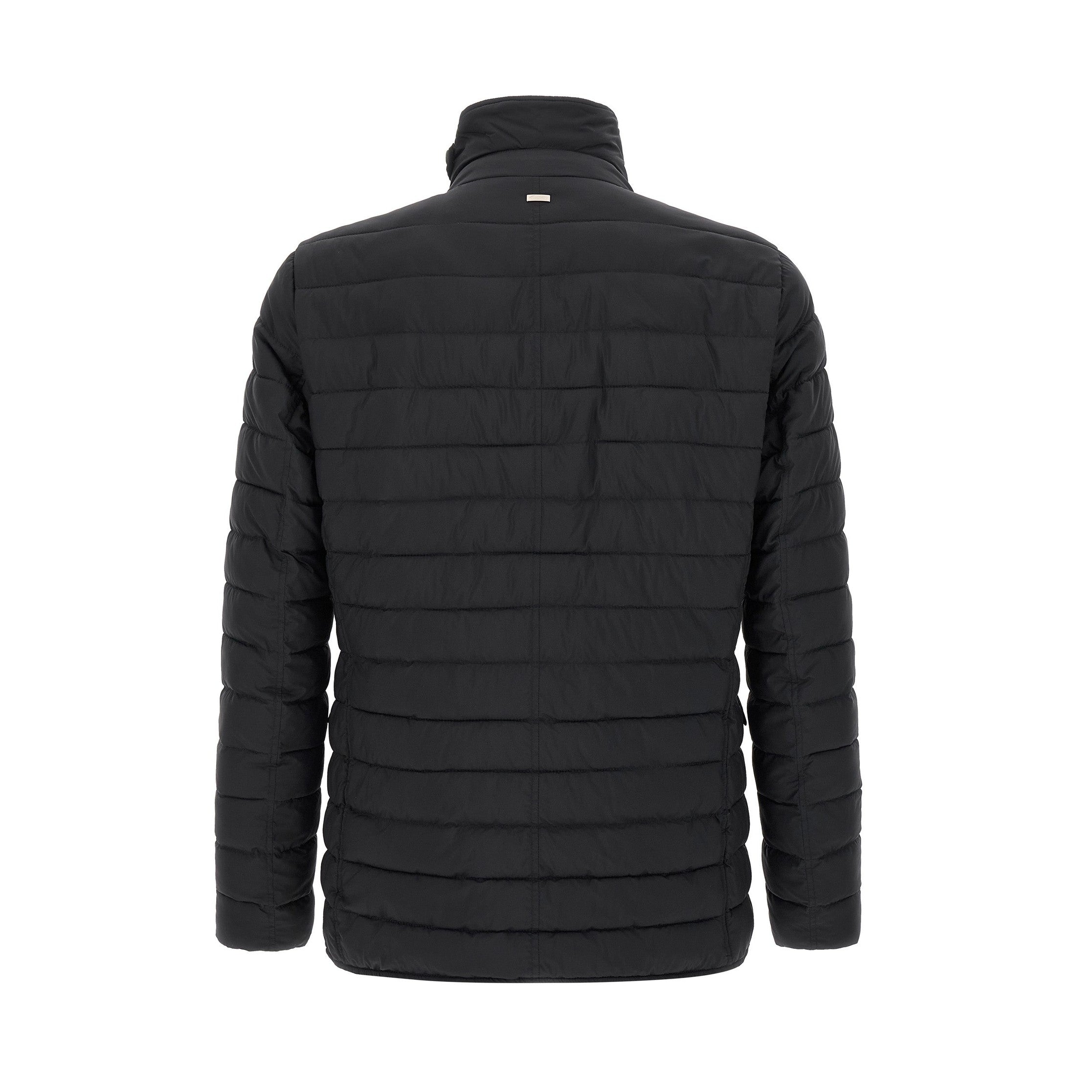 Herno Blue Polyamide Full-Length Jacket