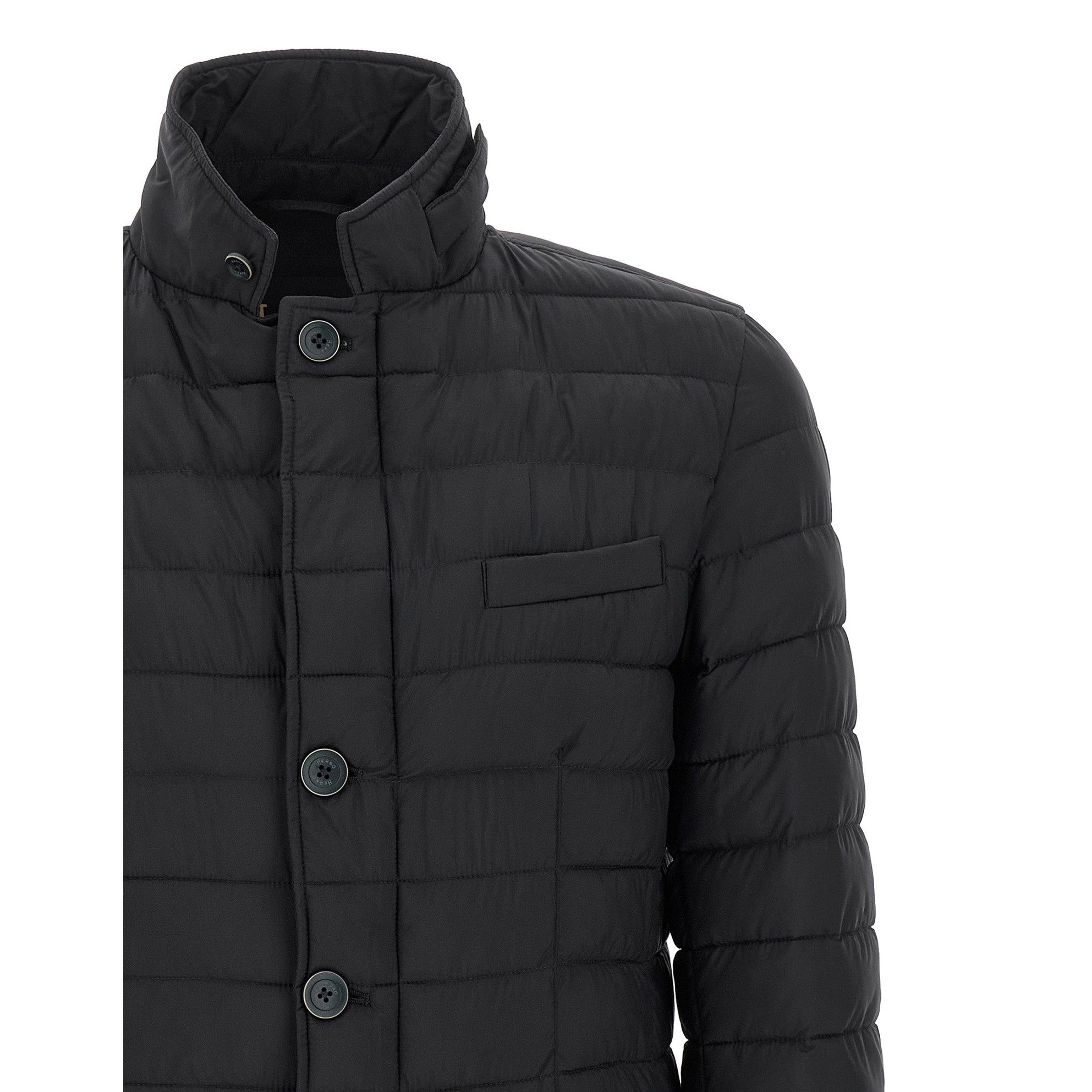 Herno Blue Polyamide Full-Length Jacket