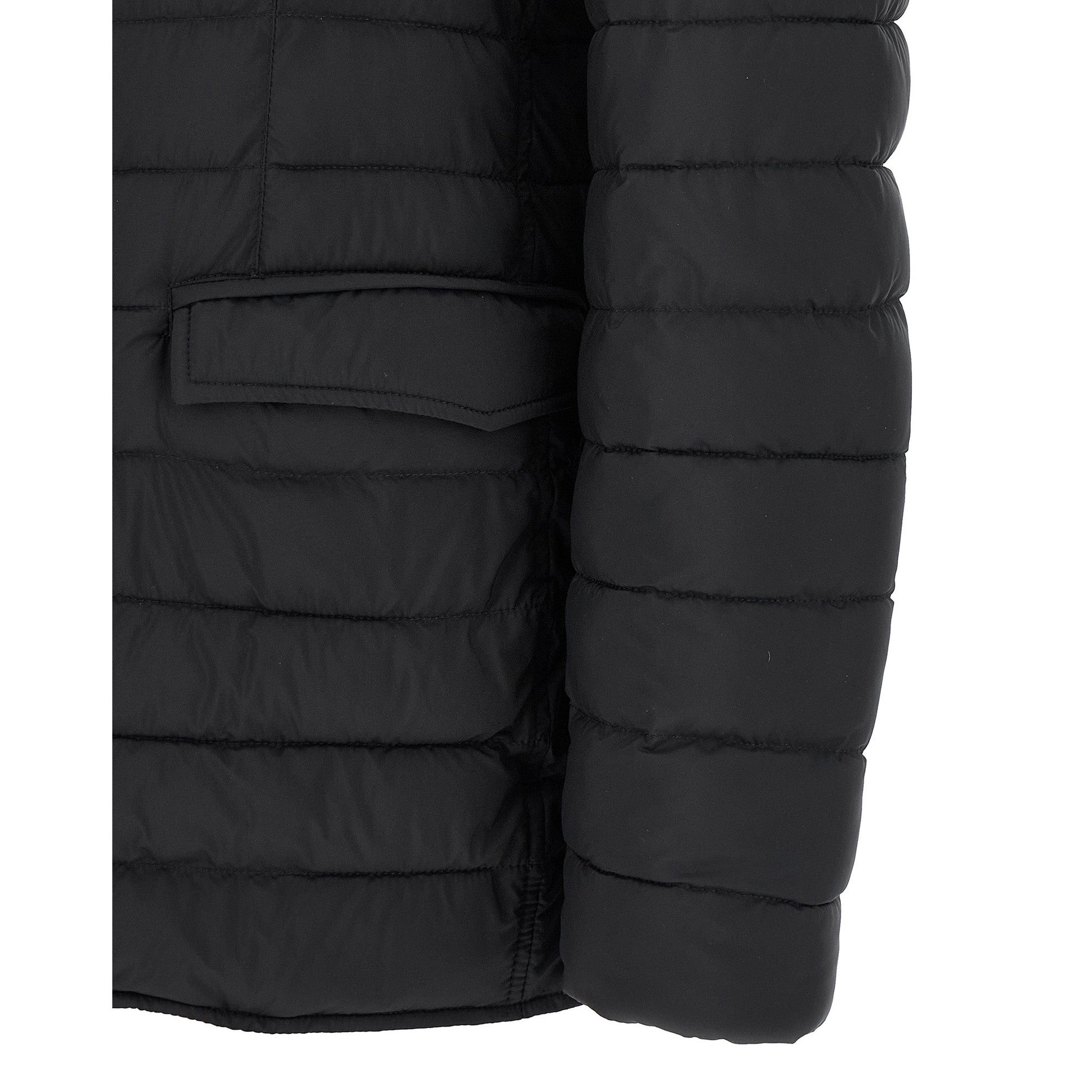 Herno Blue Polyamide Full-Length Jacket