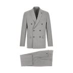 Pal Zileri Gray Polyester Two-Piece Suit