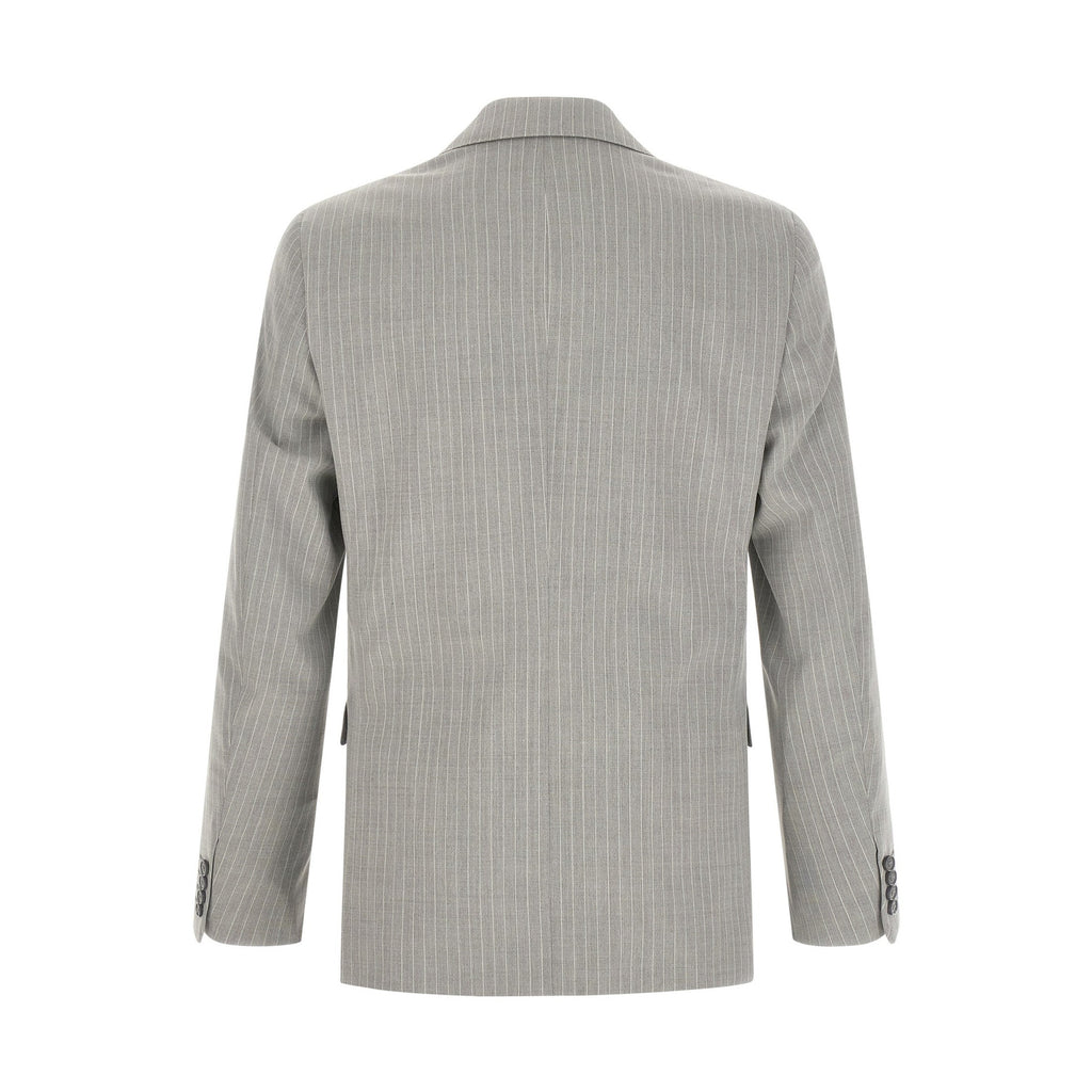 Pal Zileri Gray Polyester Two-Piece Suit
