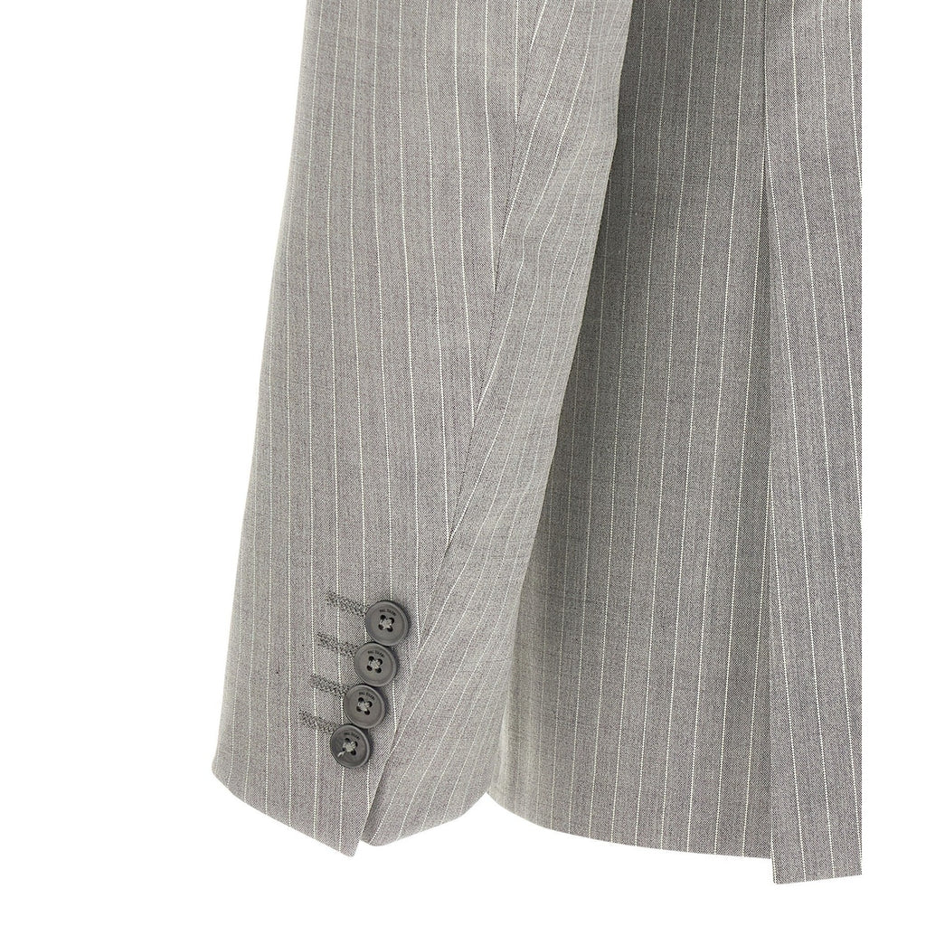 Pal Zileri Gray Polyester Two-Piece Suit