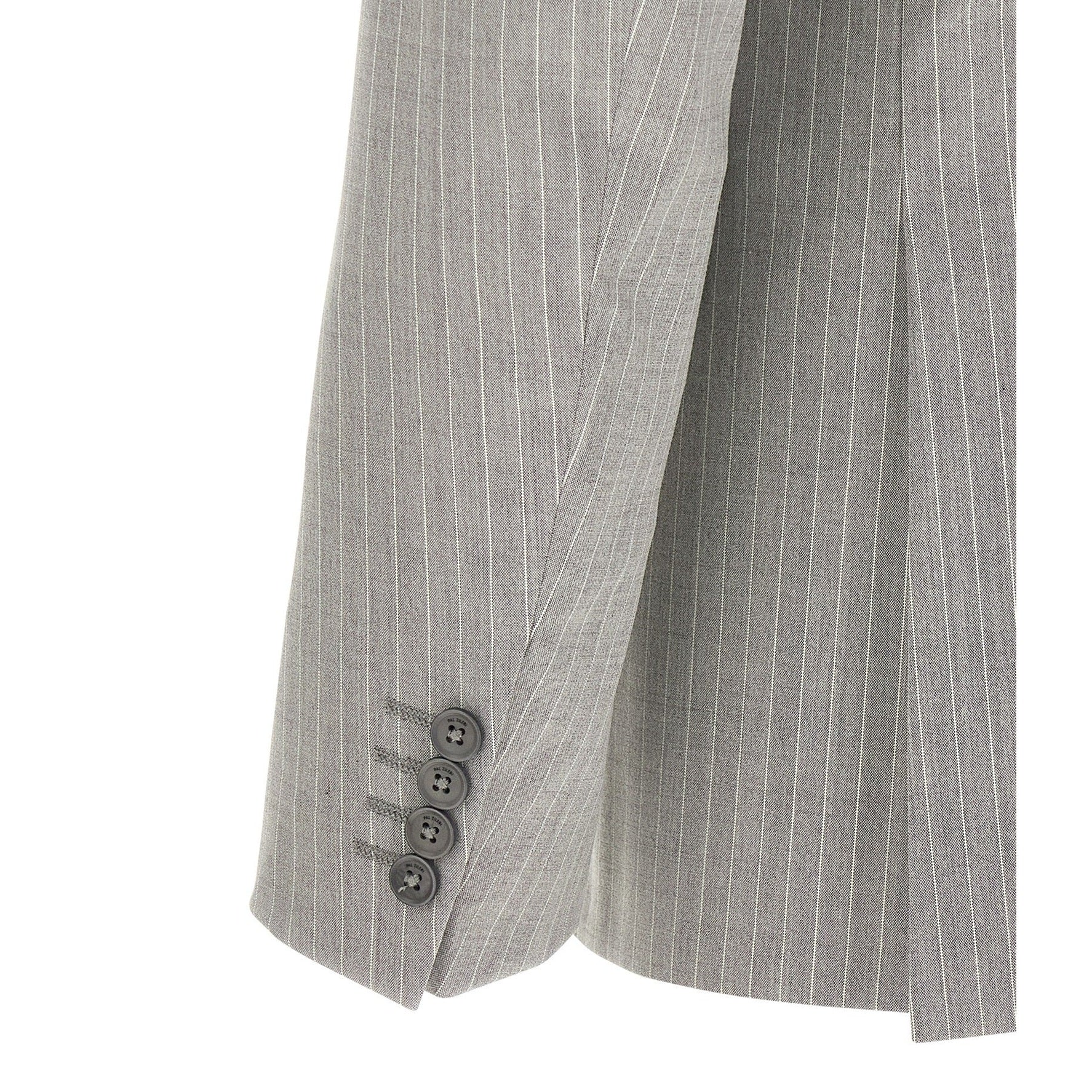 Pal Zileri Gray Polyester Two-Piece Suit