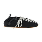 Ganni Black Polyamide Ballet Flats