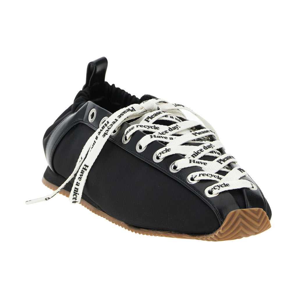 Ganni Black Polyamide Ballet Flats