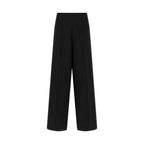 Herno Black Viscose Pants
