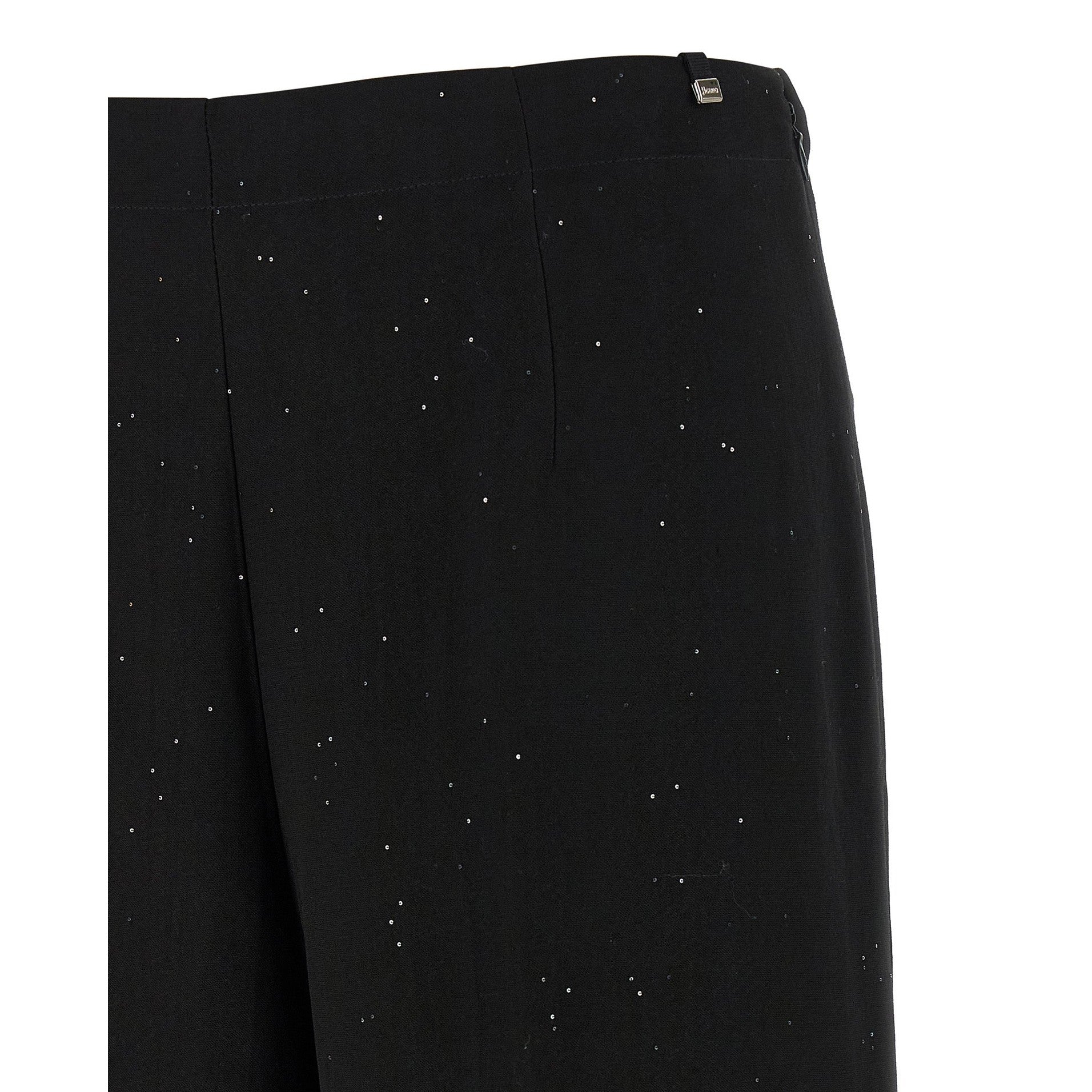 Herno Black Viscose Pants
