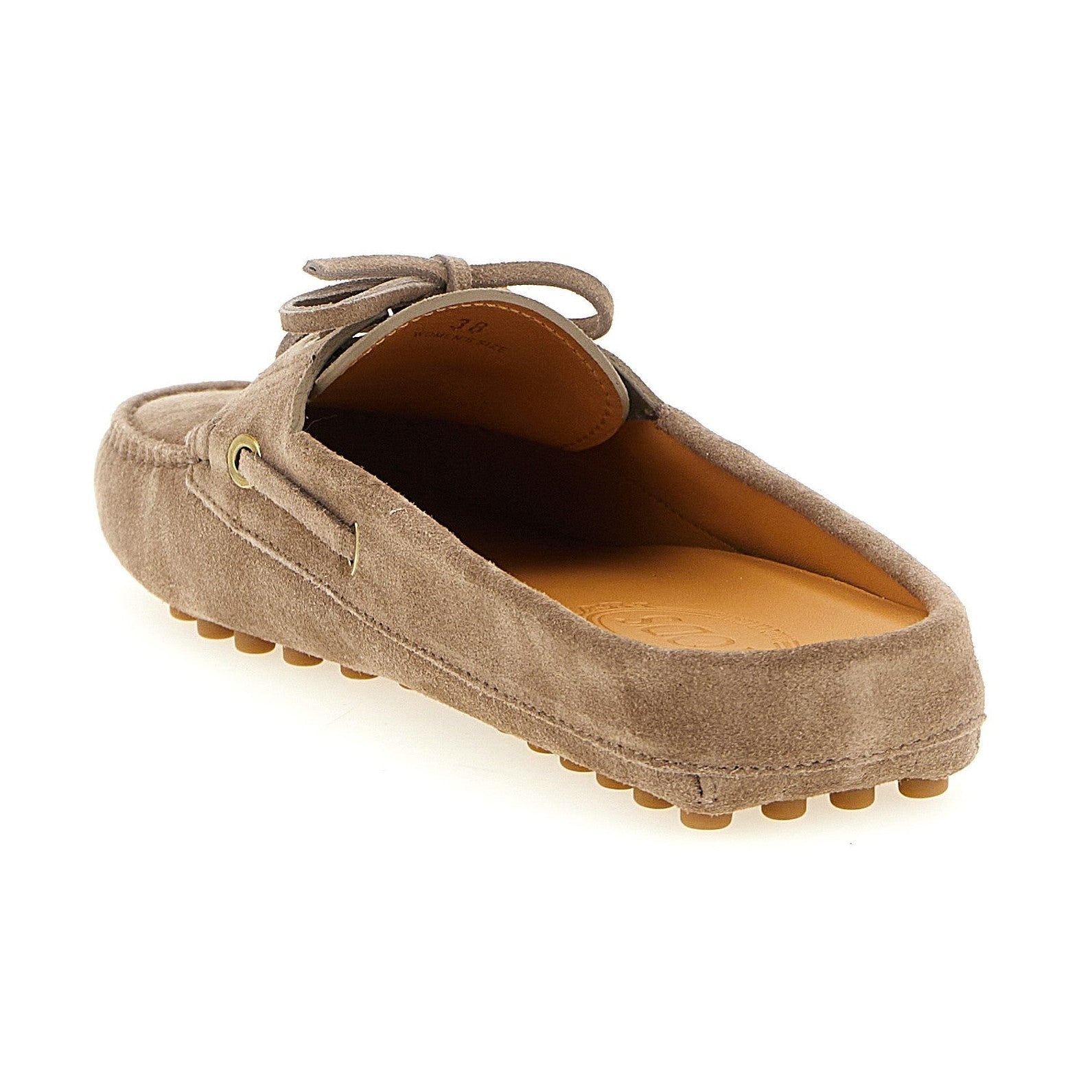 Tod's Beige Calfskin Flats