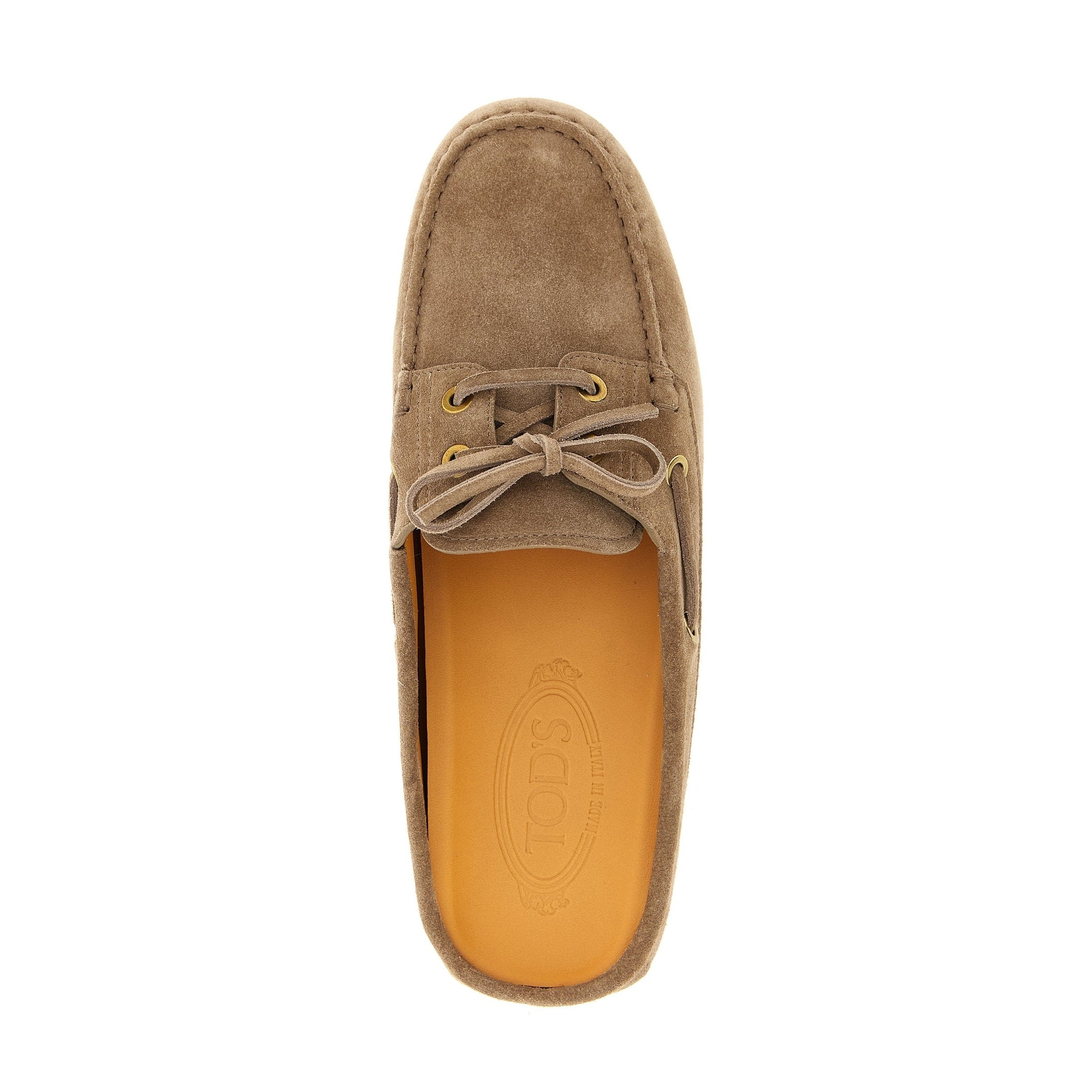 Tod's Beige Calfskin Flats