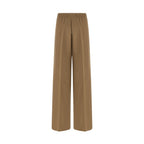 Herno Brown Viscose Casual Pants