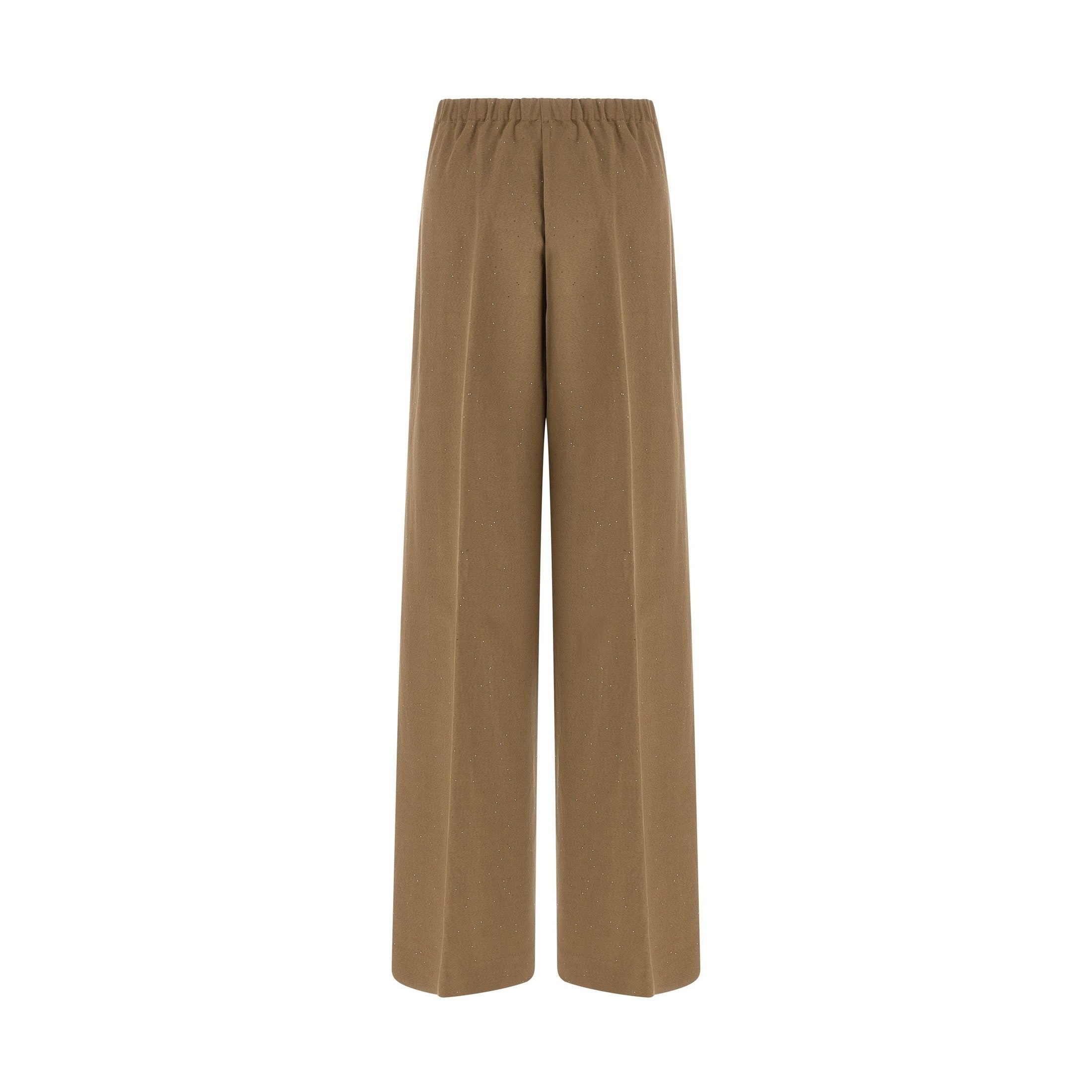 Herno Brown Viscose Casual Pants