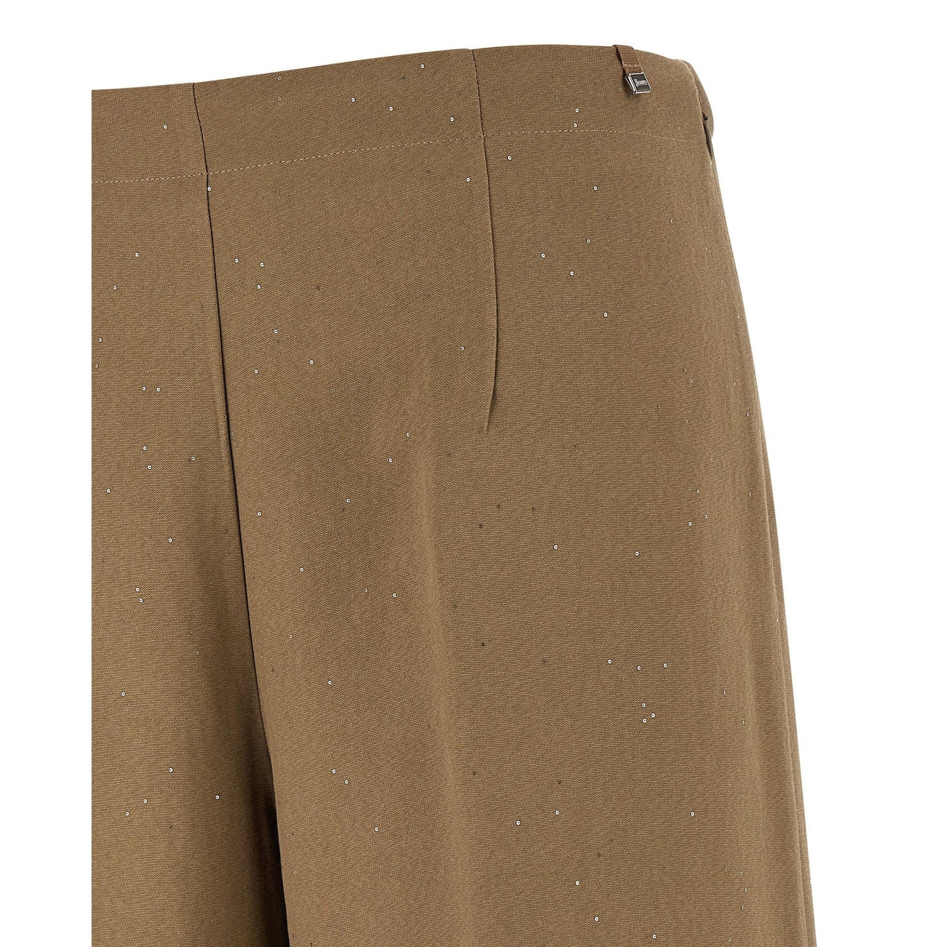 Herno Brown Viscose Casual Pants