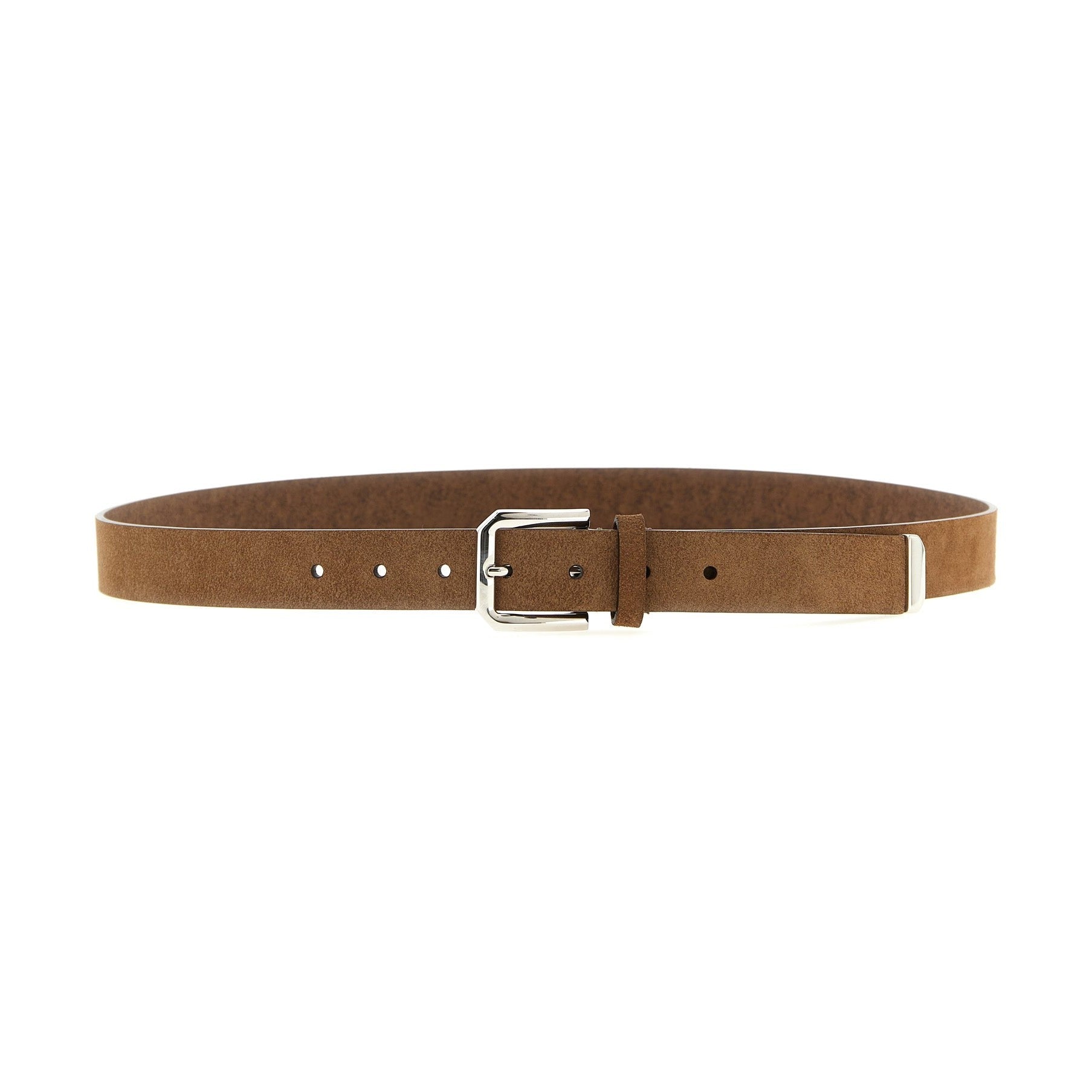 Brunello Cucinelli Brown Bull Skin Regular Belt