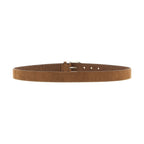 Brunello Cucinelli Brown Bull Skin Regular Belt