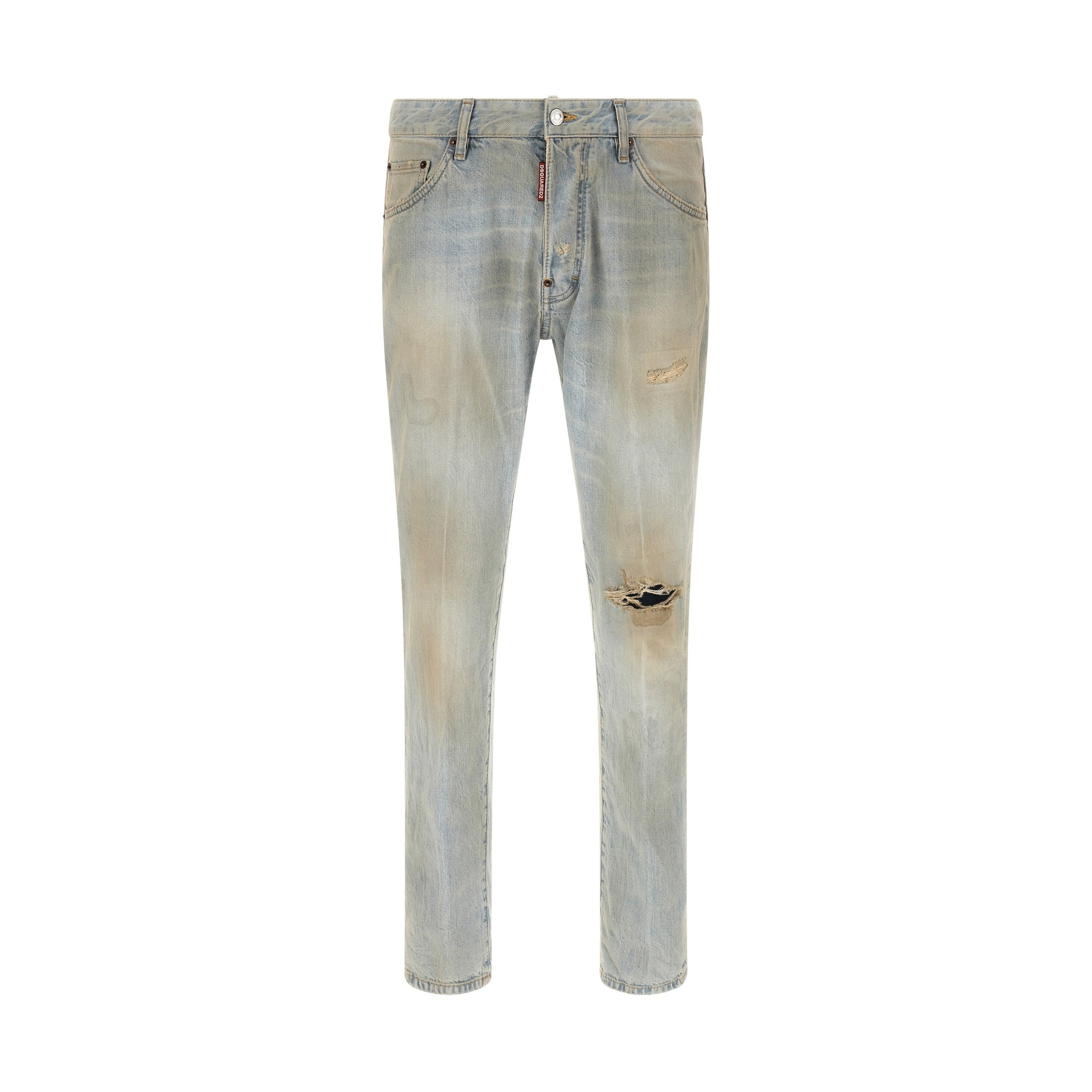 Dsquared² Blue Cotton Jeans Denim