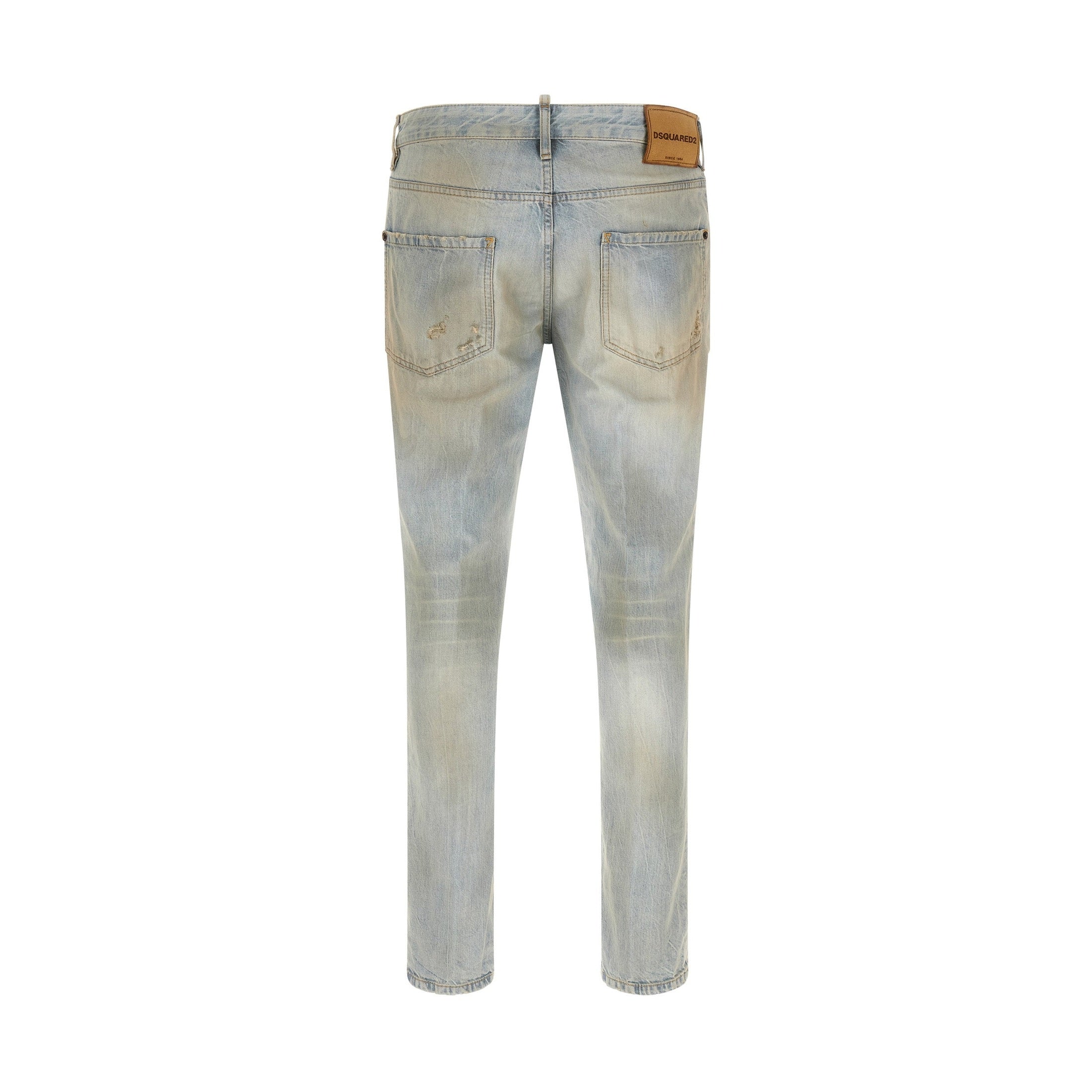 Dsquared² Blue Cotton Jeans Denim