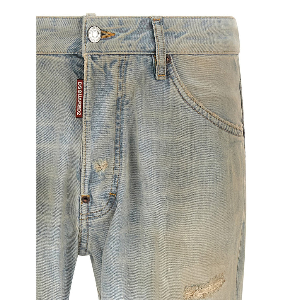 Dsquared² Blue Cotton Jeans Denim