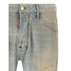 Dsquared² Blue Cotton Jeans Denim