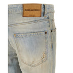 Dsquared² Blue Cotton Jeans Denim