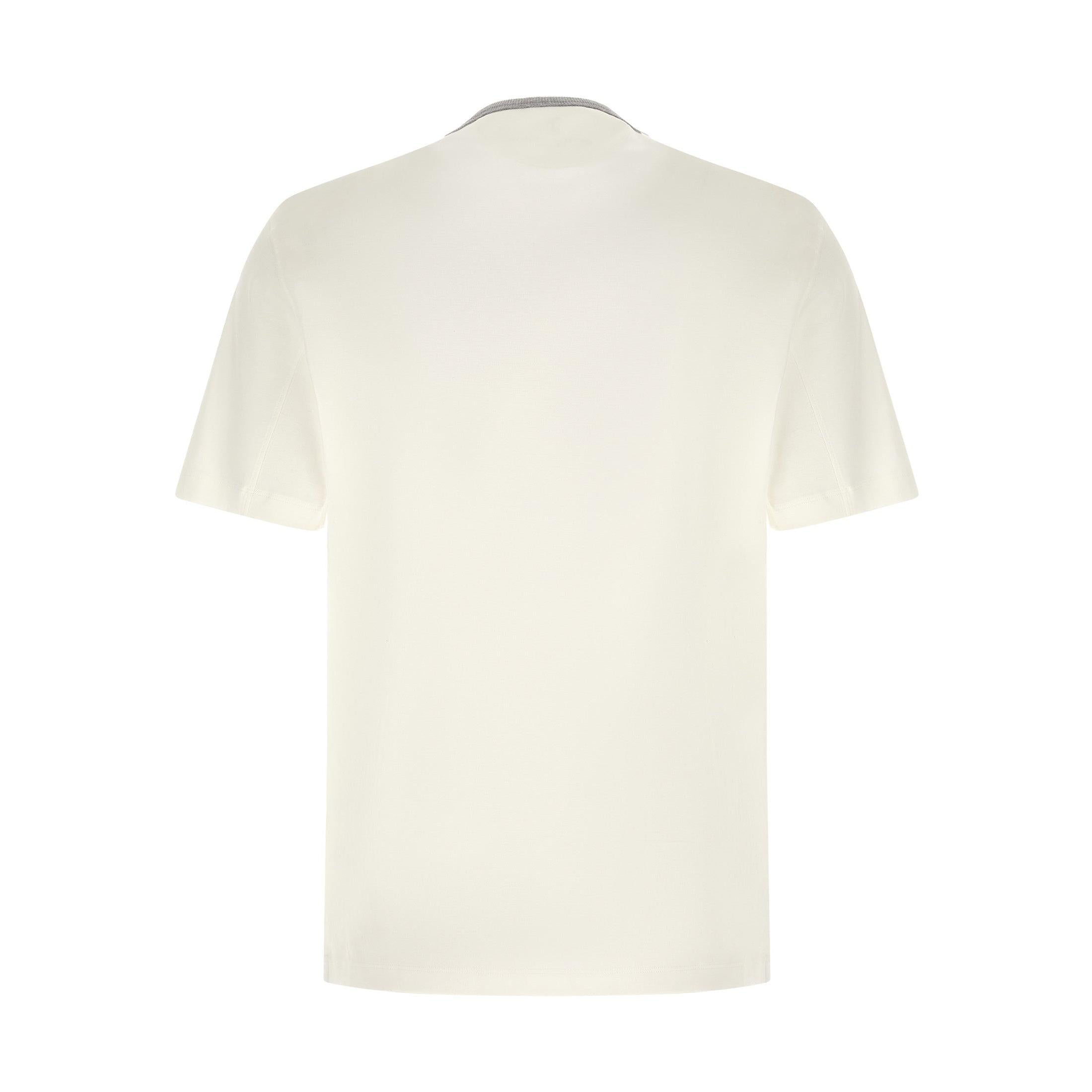 Brunello Cucinelli White Cotton T-Shirt