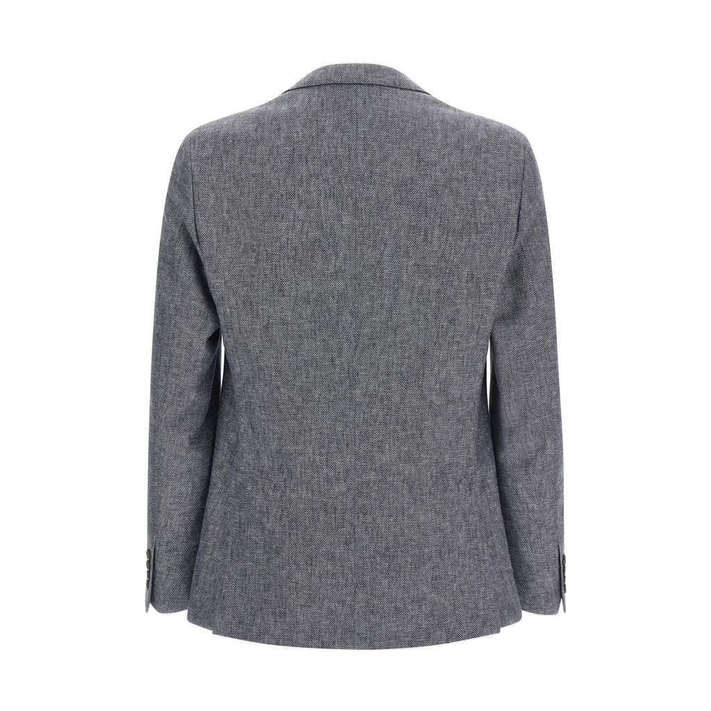 Pal Zileri Blue Linen Blazer