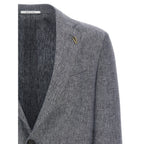 Pal Zileri Blue Linen Blazer