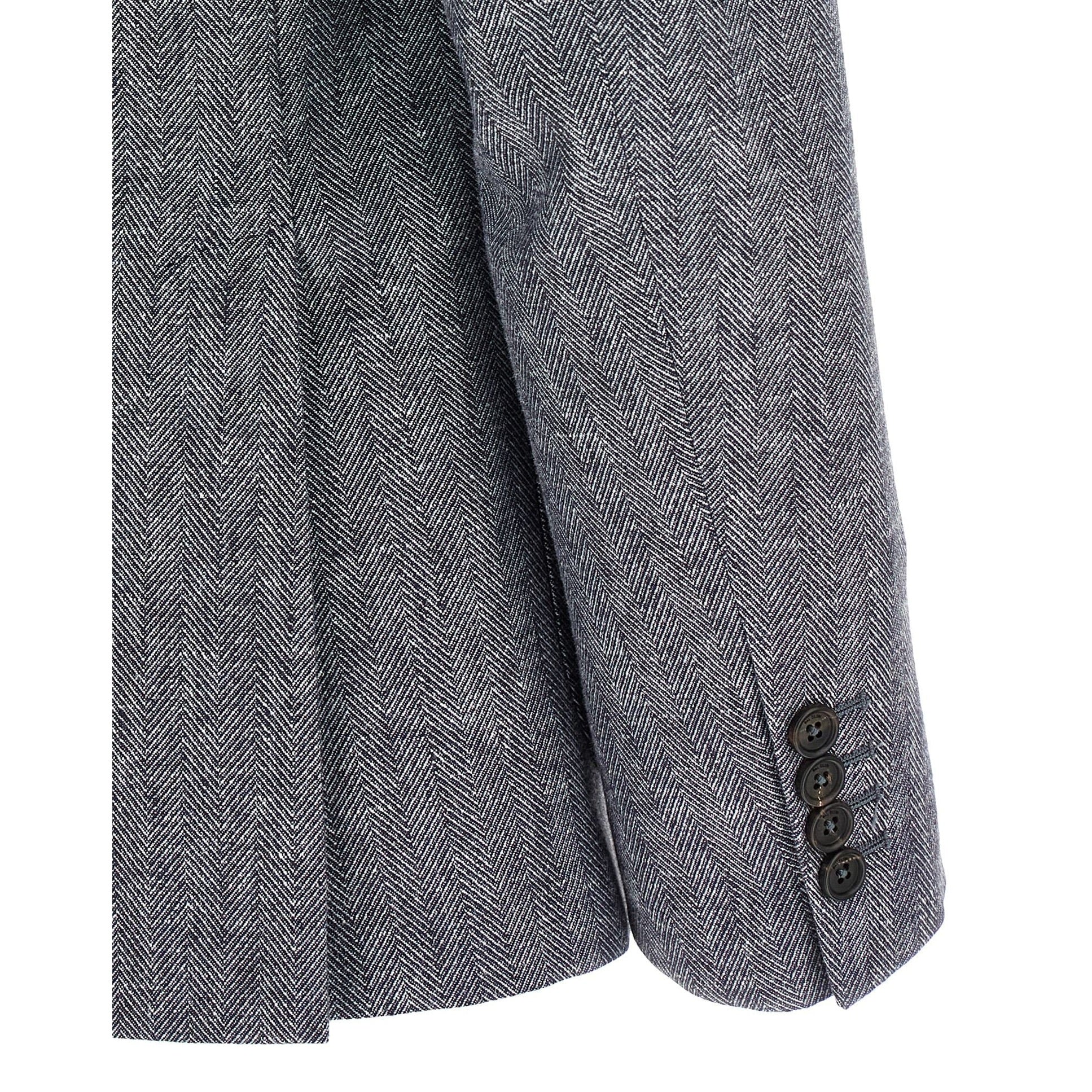 Pal Zileri Blue Linen Blazer